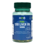 Holland & Barrett Pure Cod Liver Oil 1000mg 240 Capsules Omega 3 Supplements & Fish Oils Holland&Barrett   