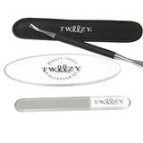 Tweezy Mani-Pedi Kit Nail Buffer Foot Buffer Cuticle Pusher GOODS Superdrug   