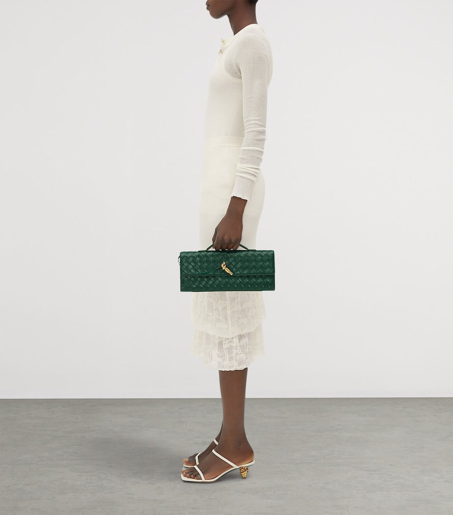 Bottega Veneta Intrecciato leather clutch bag, UK version