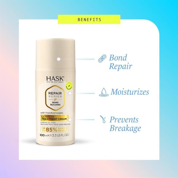 Hask Bond Building leave-in cream 100ml (British brand)