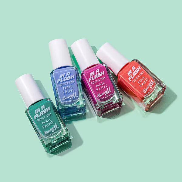 Barry M In A Flash Nail Paint Pink Burst - British product