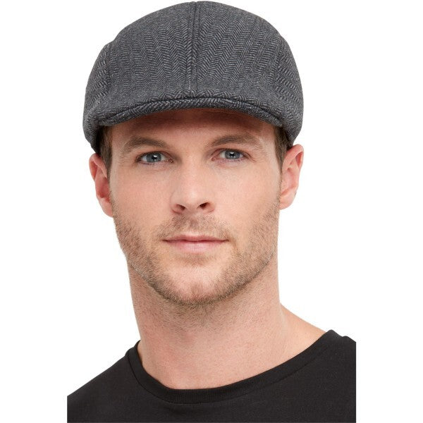 Smiffys 20s gangster flat cap grey, UK version