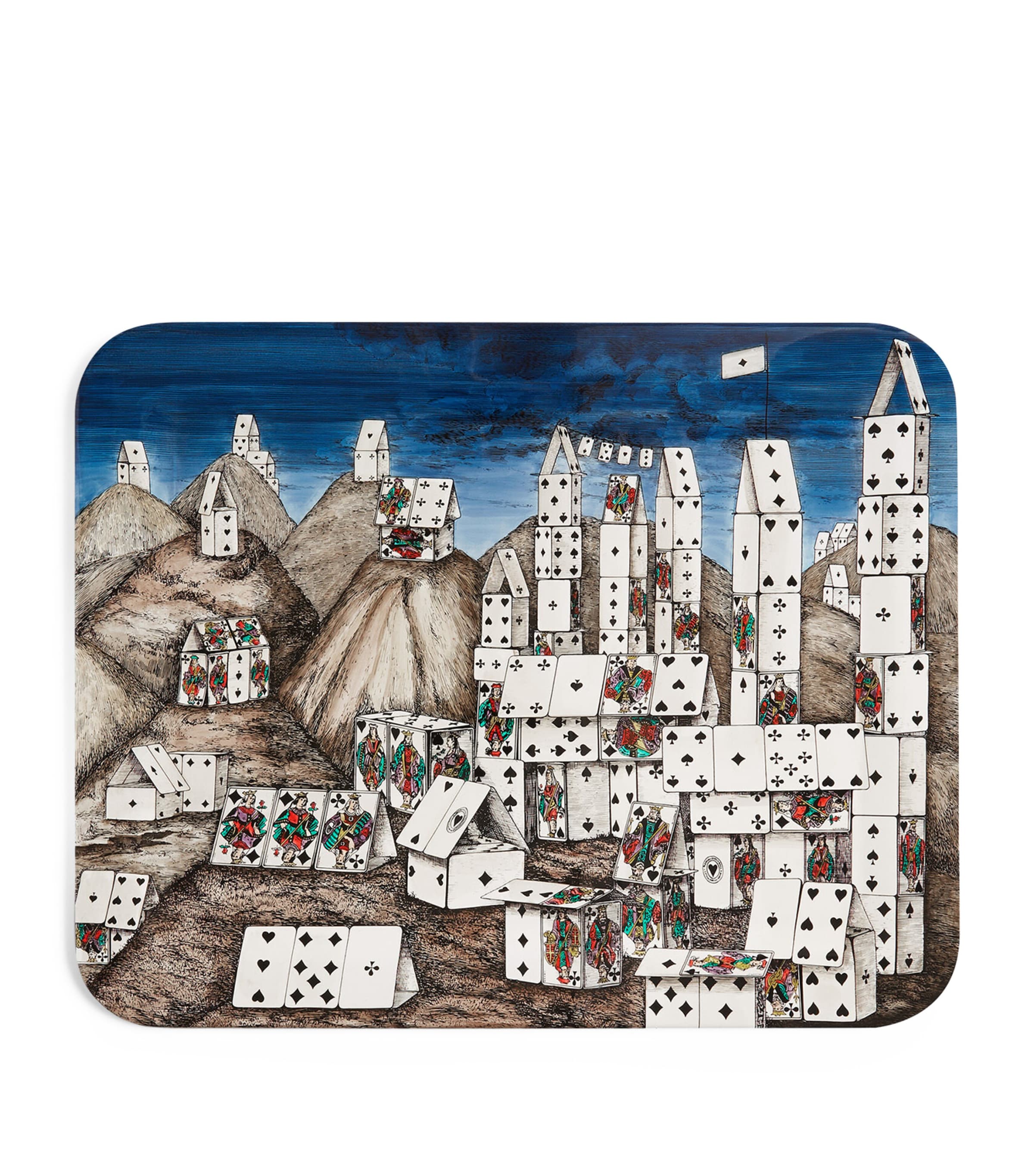 Fornasetti Città di Carte decorative tray 48cm x 60cm - British product