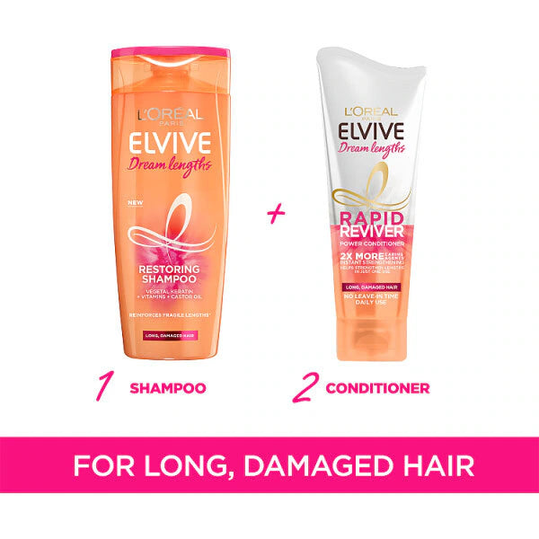 L'Oreal Paris Hair Conditioner Dream Lengths 180ml - British product