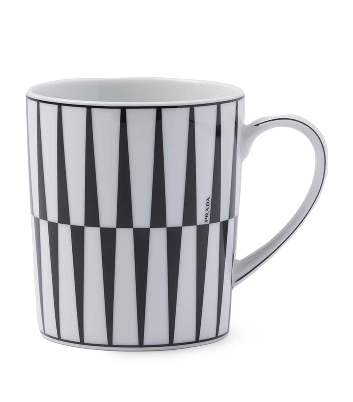 Prada porcelain stripes mug, imported from the UK
