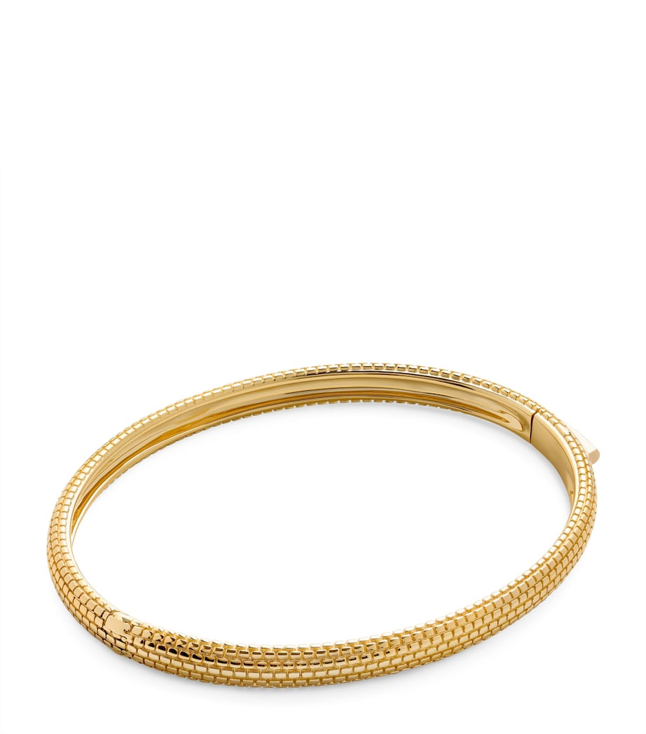 Monica Vinader gold vermeil Heirloom bangle (British brand)