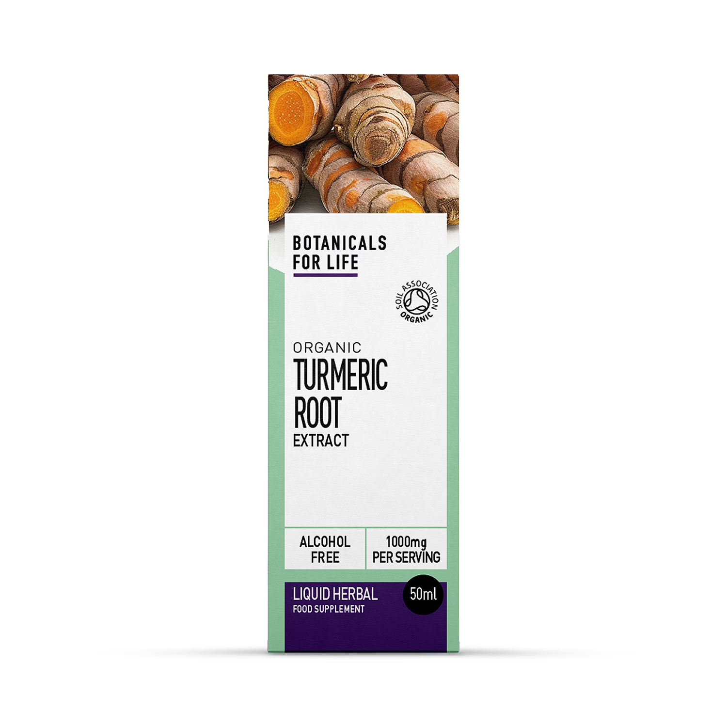 Botanicals For Life Organic Turmeric Extract 50ml - British product