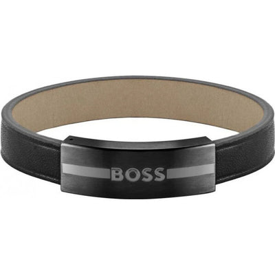 Superdrug BOSS Black Mens Bracelet- Buy online at McGrocer