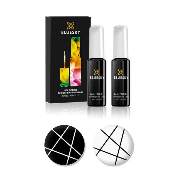 Bluesky Perfect Fine Liner Duo Black Chalk & White Chalk - British product
