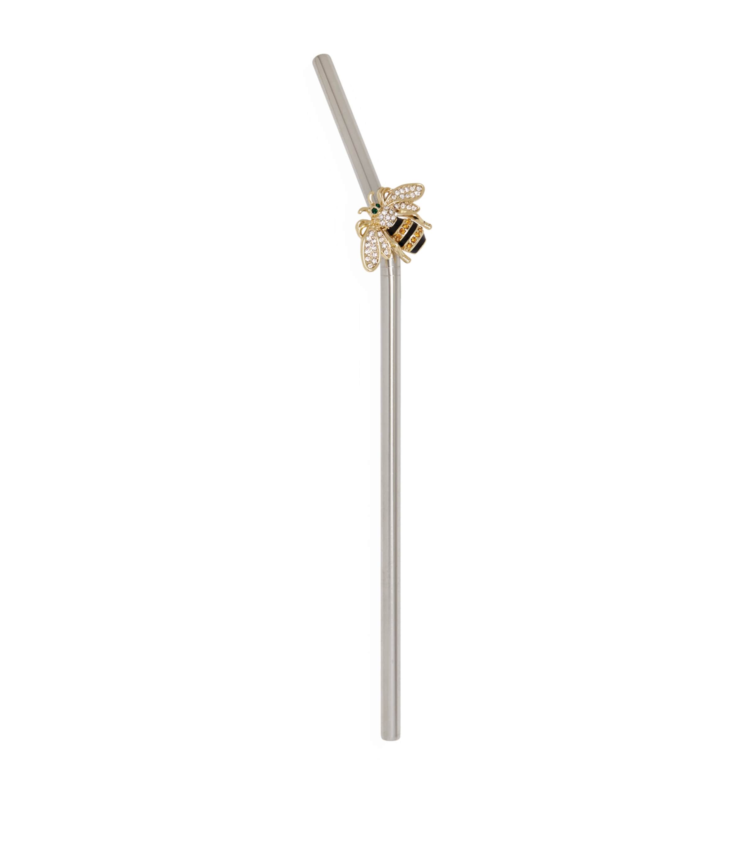 Joanna Buchanan bee-shaped metal straws set of 4, UK version