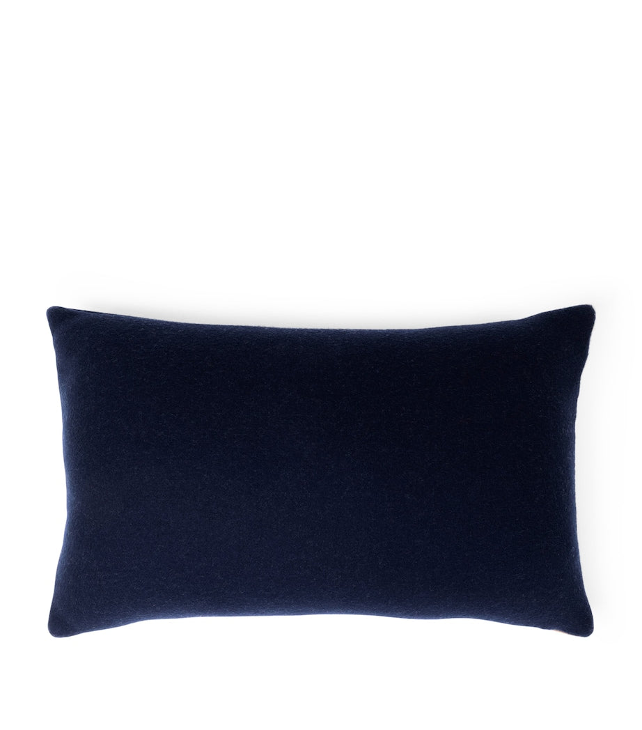 Frette wool-cashmere jacquard cushion 40x60cm - British product