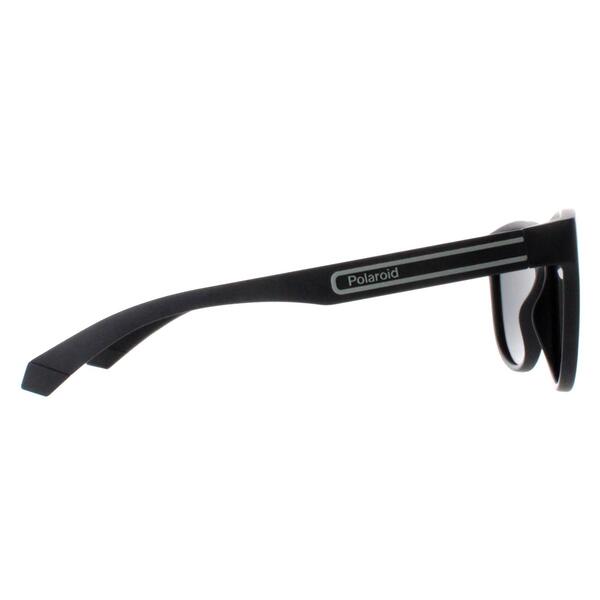Polaroid polarized sunglasses matte black round frame (British brand)