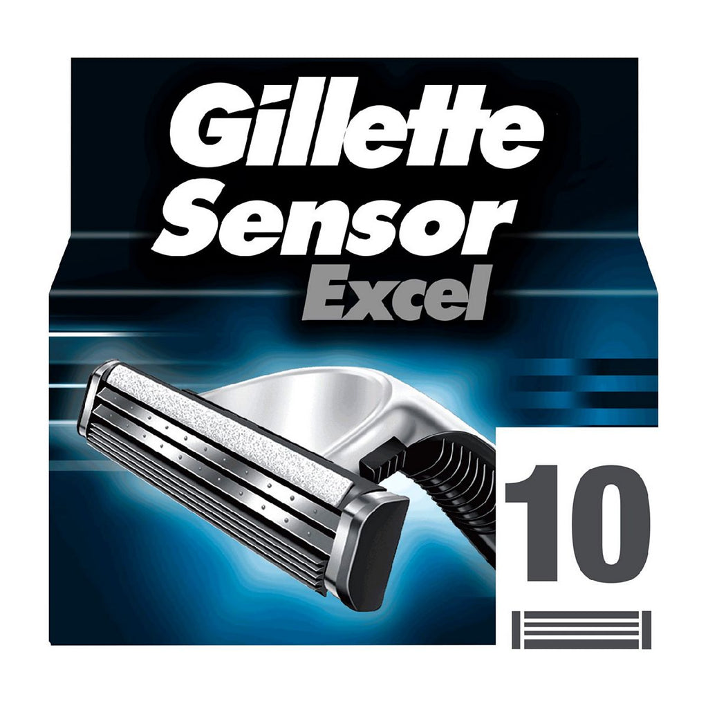 Gillette SensorExcel Men's Razor Blades - 10 Refills