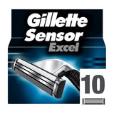 Gillette SensorExcel Men's Razor Blades - 10 Refills GOODS Boots   