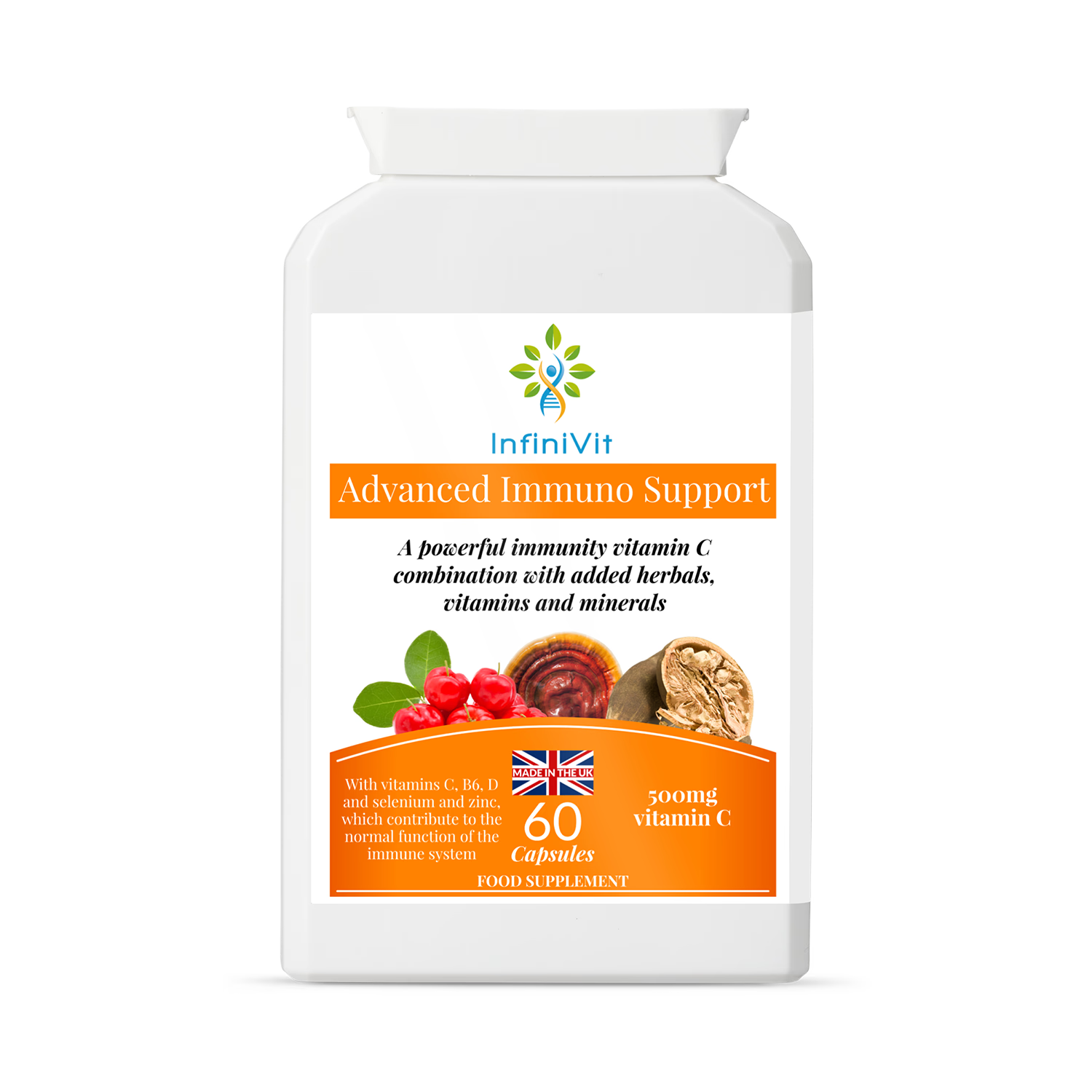 InfiniVit Advanced Immuno Support 60 capsules (British brand)