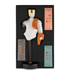GINORI 1735 porcelain candle holder set with 18 scented candles 3.9kg - British product
