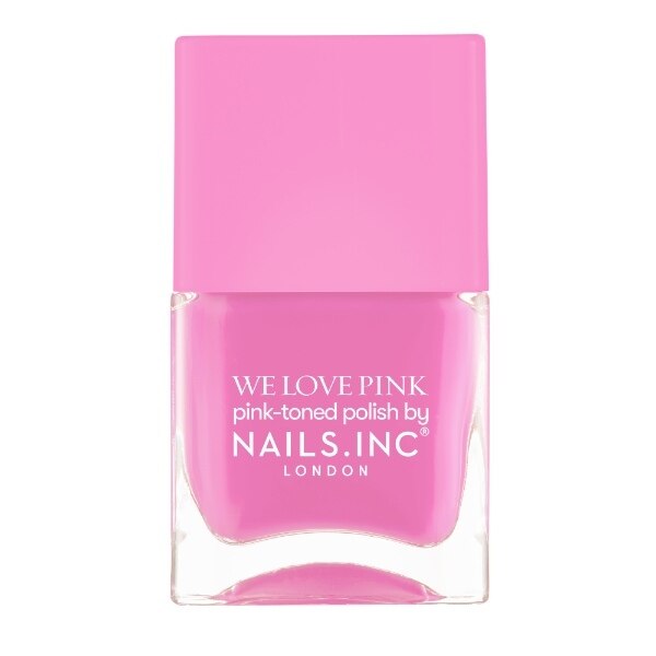 Nails.INC Starspotting In Soho Star Topper Nail Polish 14ml GOODS Superdrug Barbie Pink  