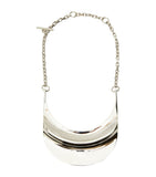 Max Mara crescent necklace metal pendant, imported from the UK