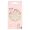 Studio London clear holographic short nails (British brand)