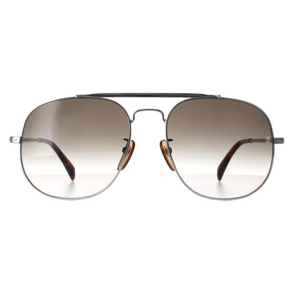David Beckham silver gradient aviator sunglasses, UK version