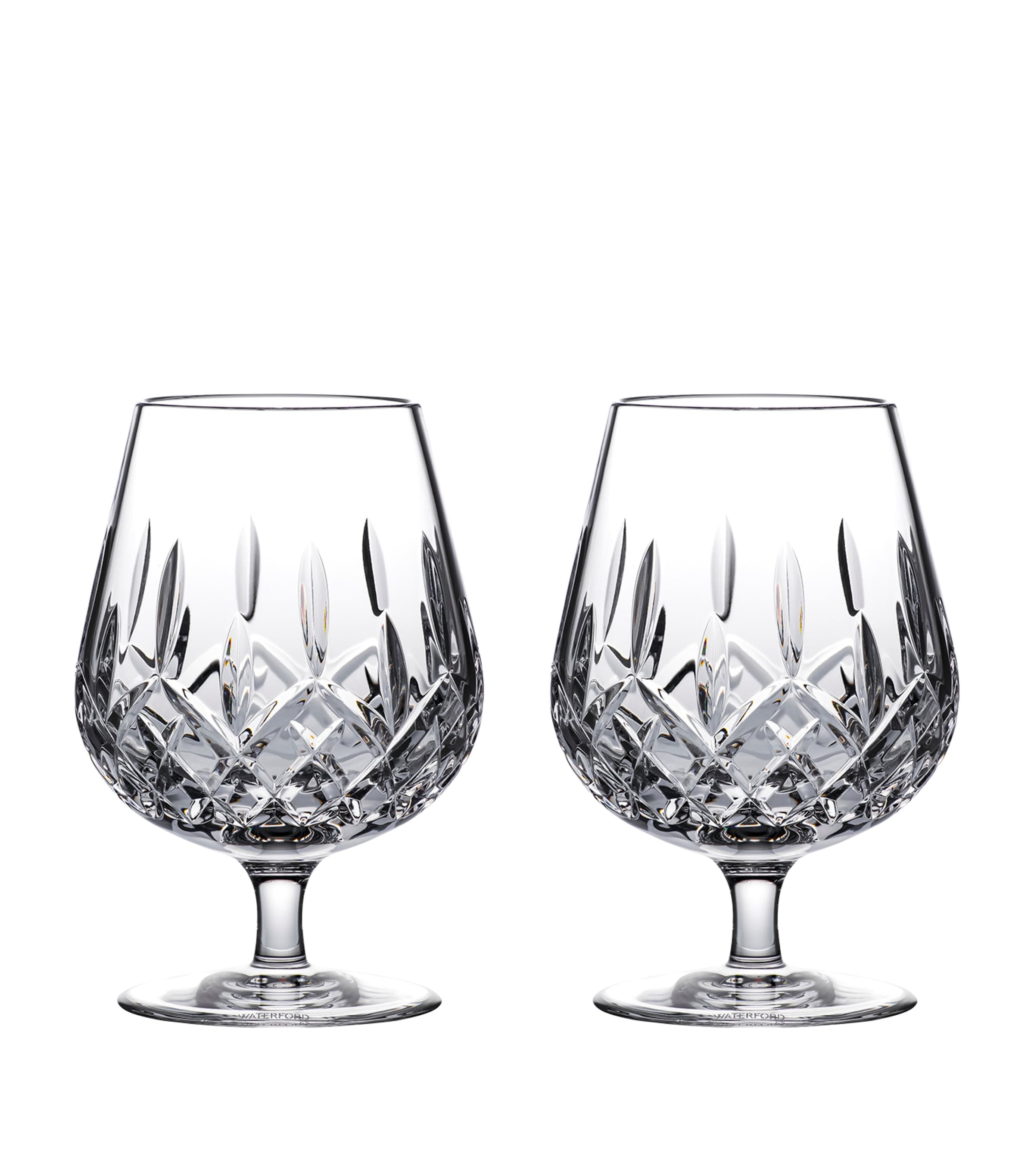 Waterford Connoisseur Lismore brandy balloons set of 2 510ml (British brand)