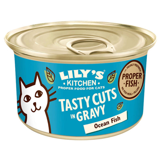 Lily's Kitchen Ocean Fish Tasty Cuts in Gravy for Cats Cat Food & Accessories ASDA   