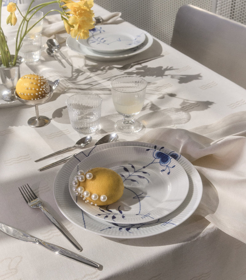Royal Copenhagen Jacquard Waves fabric napkins 45cm x 45cm, imported from the UK