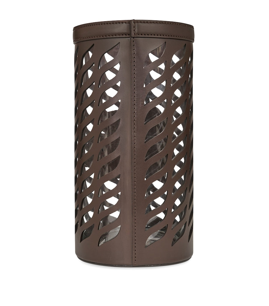 Etro leather drill vase 30.5cm, imported from the UK