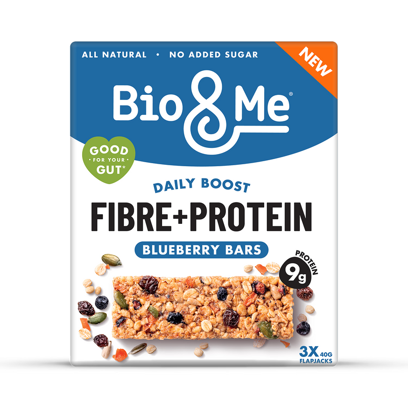 Bio & Me blueberry protein oat bars 3x40g - British product