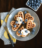 Nordic Ware Sweetheart waffle pan 22cm, imported from the UK