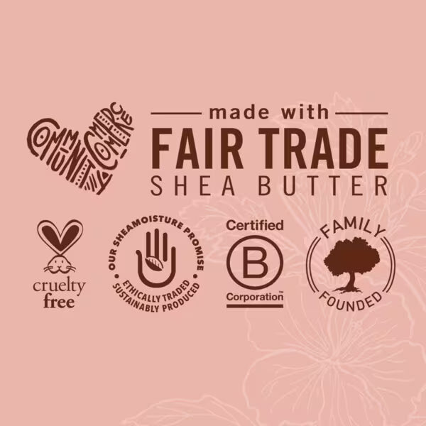 SheaMoisture coconut hibiscus curl shampoo 384ml (British brand)