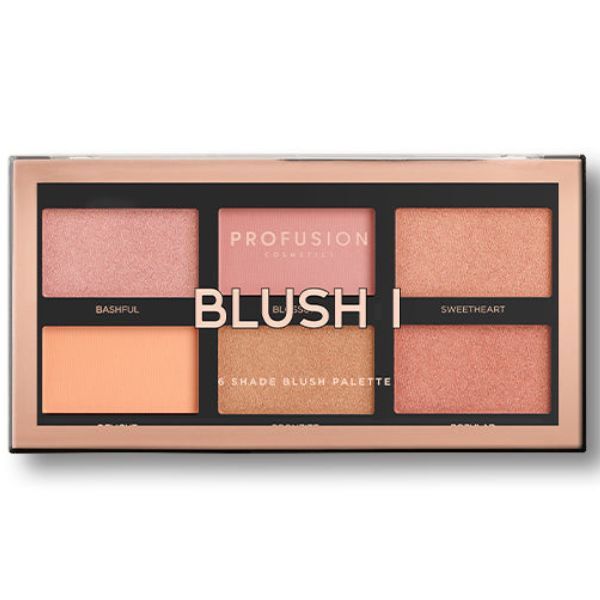 Profusion Cosmetics Blush I | 6 Shade Blush Palette GOODS Superdrug   