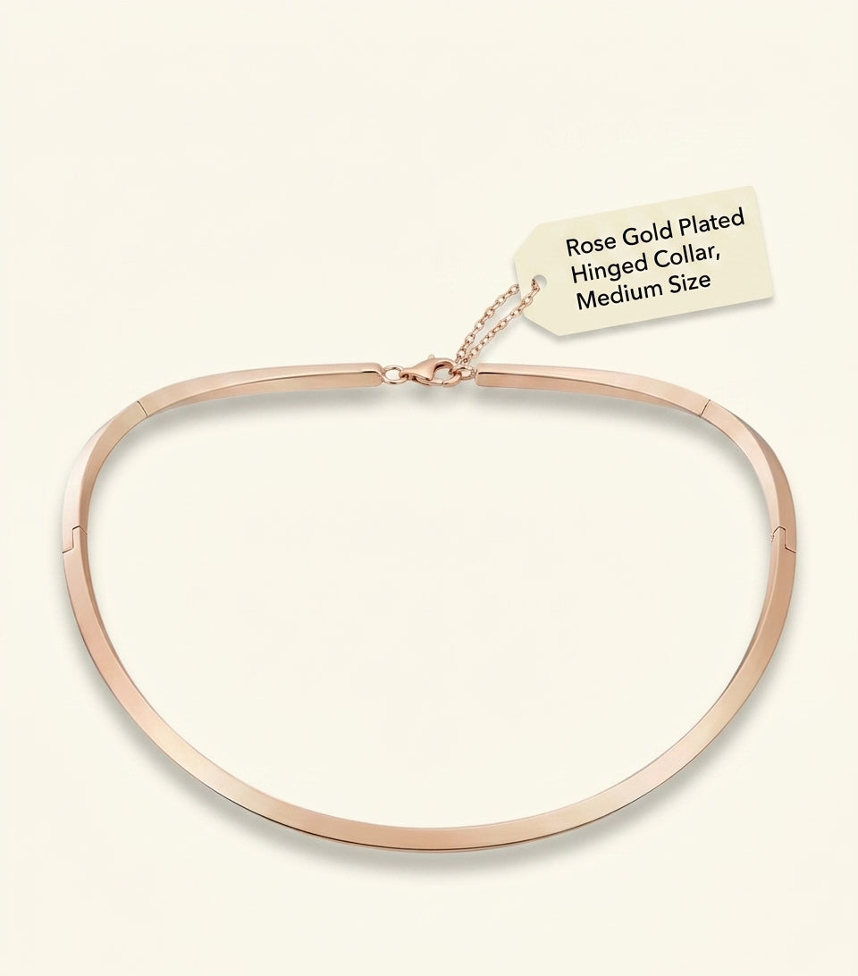 Cartier rose gold LOVE torque necklace 29.5cm, UK version