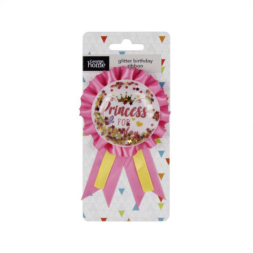 George Home Pink Glitter Rosette General Household ASDA   