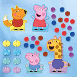 Totum Peppa Pig pompom cards kit, imported from the UK