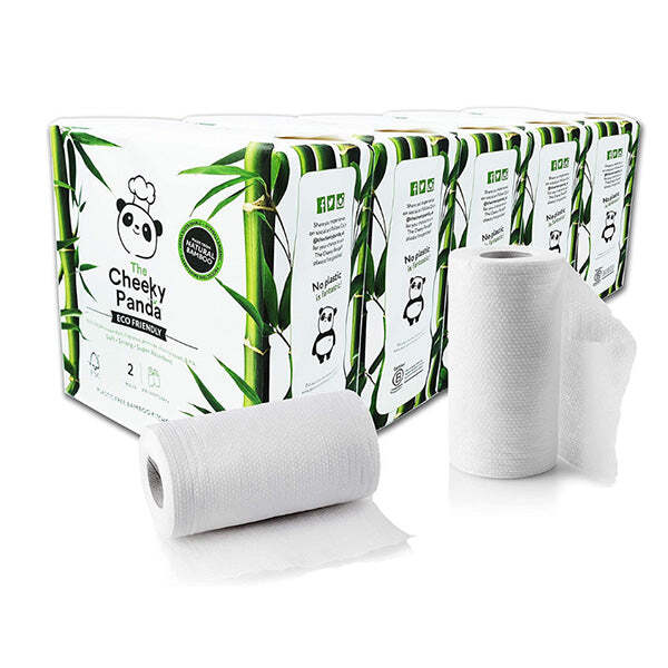 The Cheeky Panda Bamboo Kitchen Roll Bulk Box | 10 Rolls GOODS Superdrug   