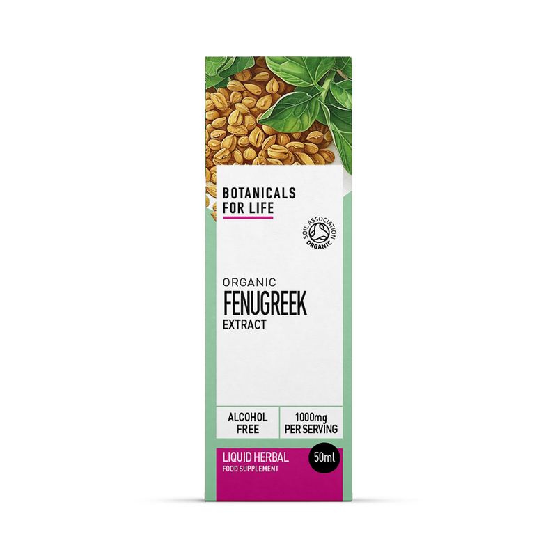 Botanicals For Life organic fenugreek extract 50ml, UK version