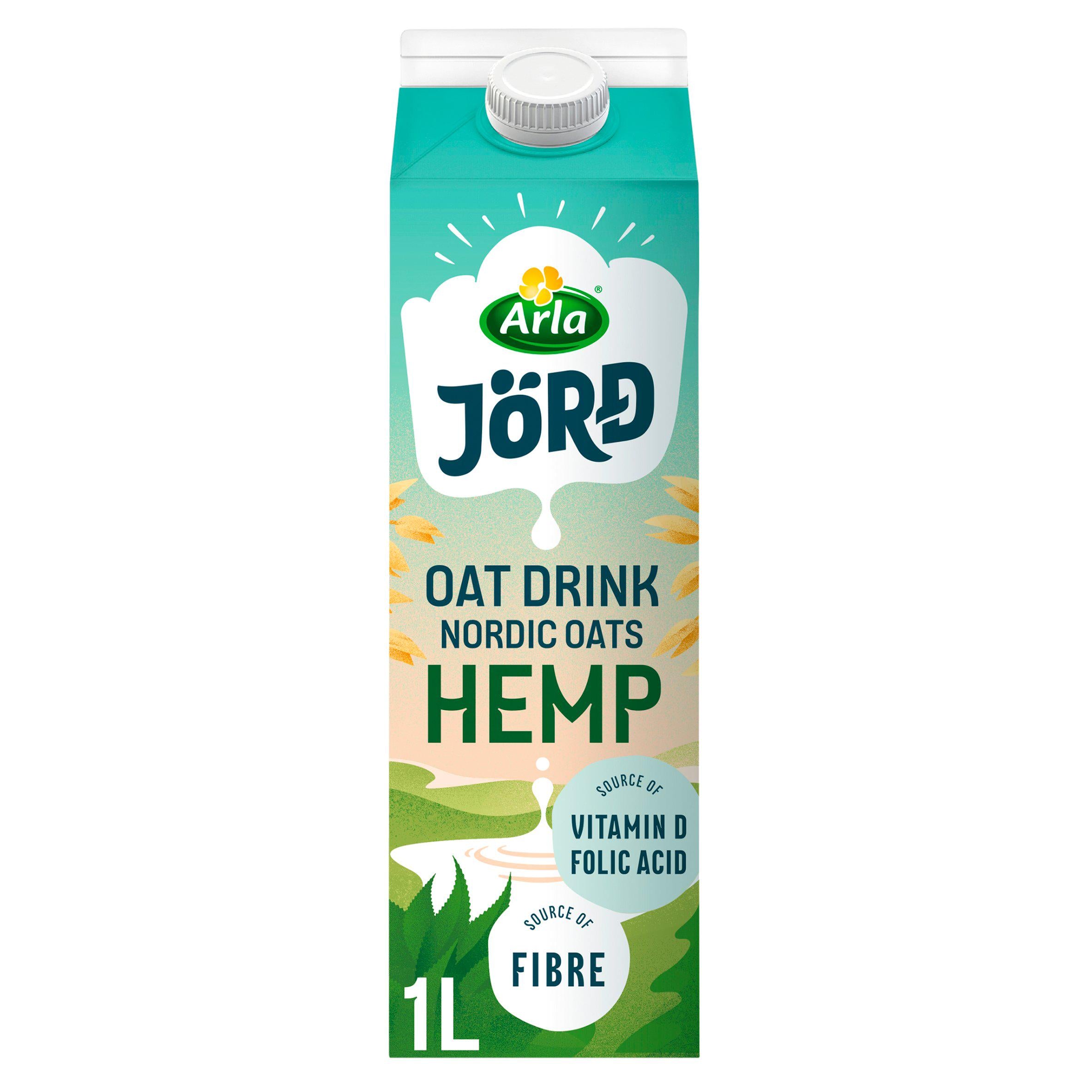 Arla Jord Chilled Hemp & Oat Drink 1L GOODS Sainsburys   