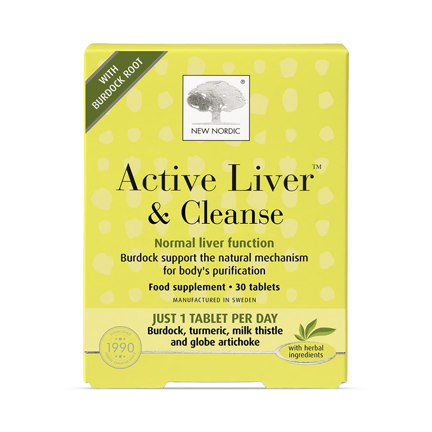 New Nordic Active Liver Cleanse supplement 30 tablets - British product