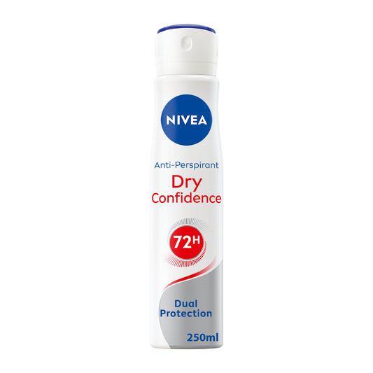 Nivea Anti-Perspirant Deodorant Spray Dry Confidence 48 Hours Deo 250ml Price Lock Sainsburys   