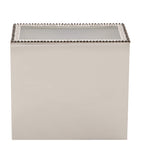 ZODIAC crystal embellished chrome-plated brush holder (British brand)