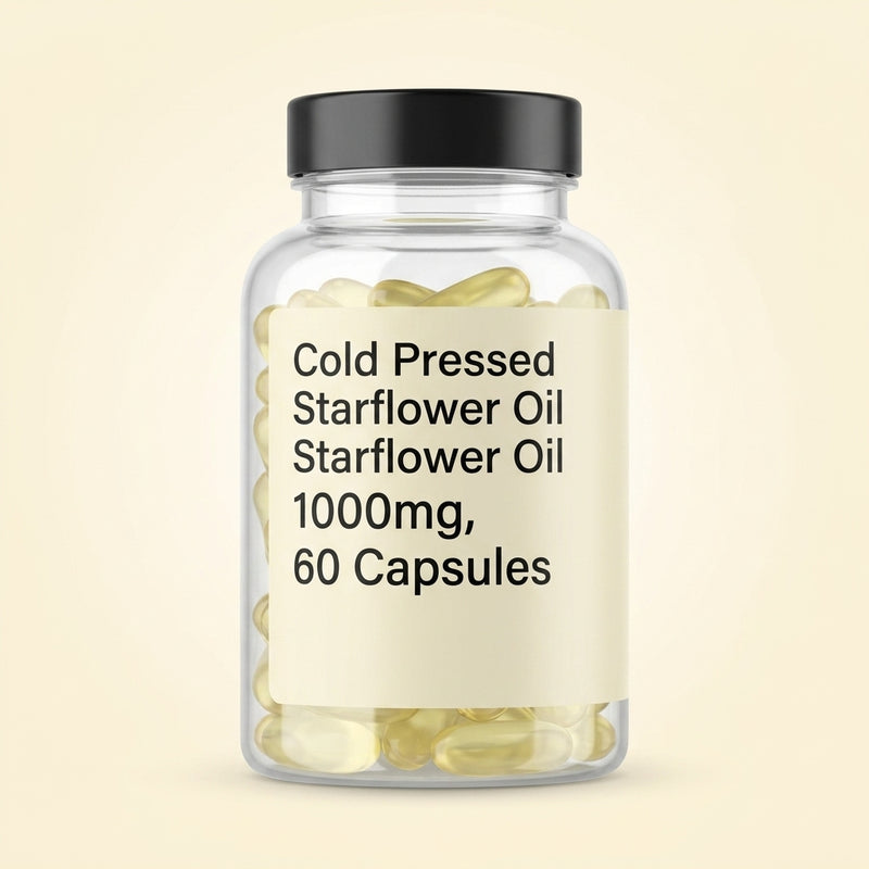 Holland & Barrett Starflower Oil 1000mg 60 capsules, UK version