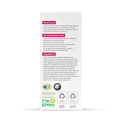 Holland & Barrett BetterYou MultiVit Oral Spray Multivitamin Tilskudd 25ml - Kjøp online hos McGrocer
