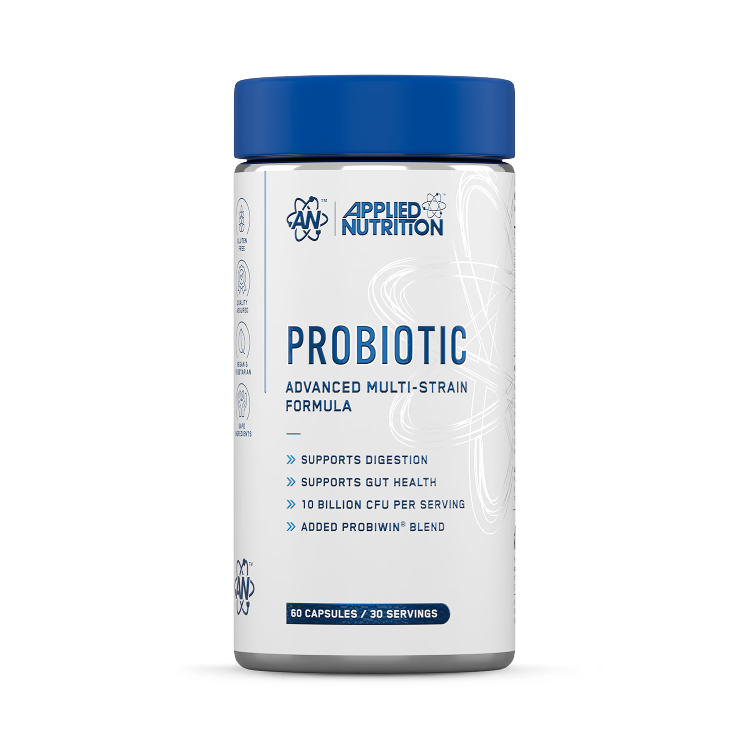 Probiotic Advanced Multi-Strain Formula 60 Capsules, imported from the UK