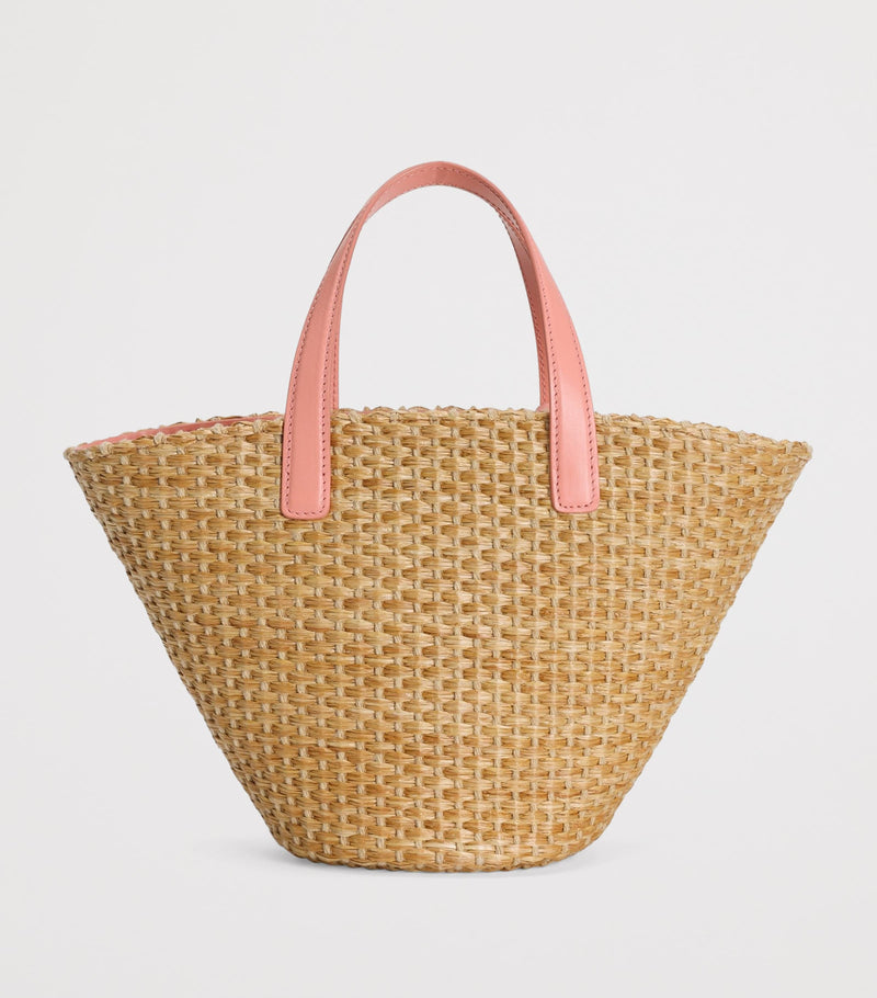 Dolce & Gabbana kids straw logo tote bag (British brand)