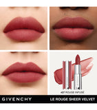 Givenchy Le Rouge Sheer Velvet Refillable Matte Lipstick, UK version