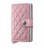Secrid leather diamond-embossed miniwallet, UK version