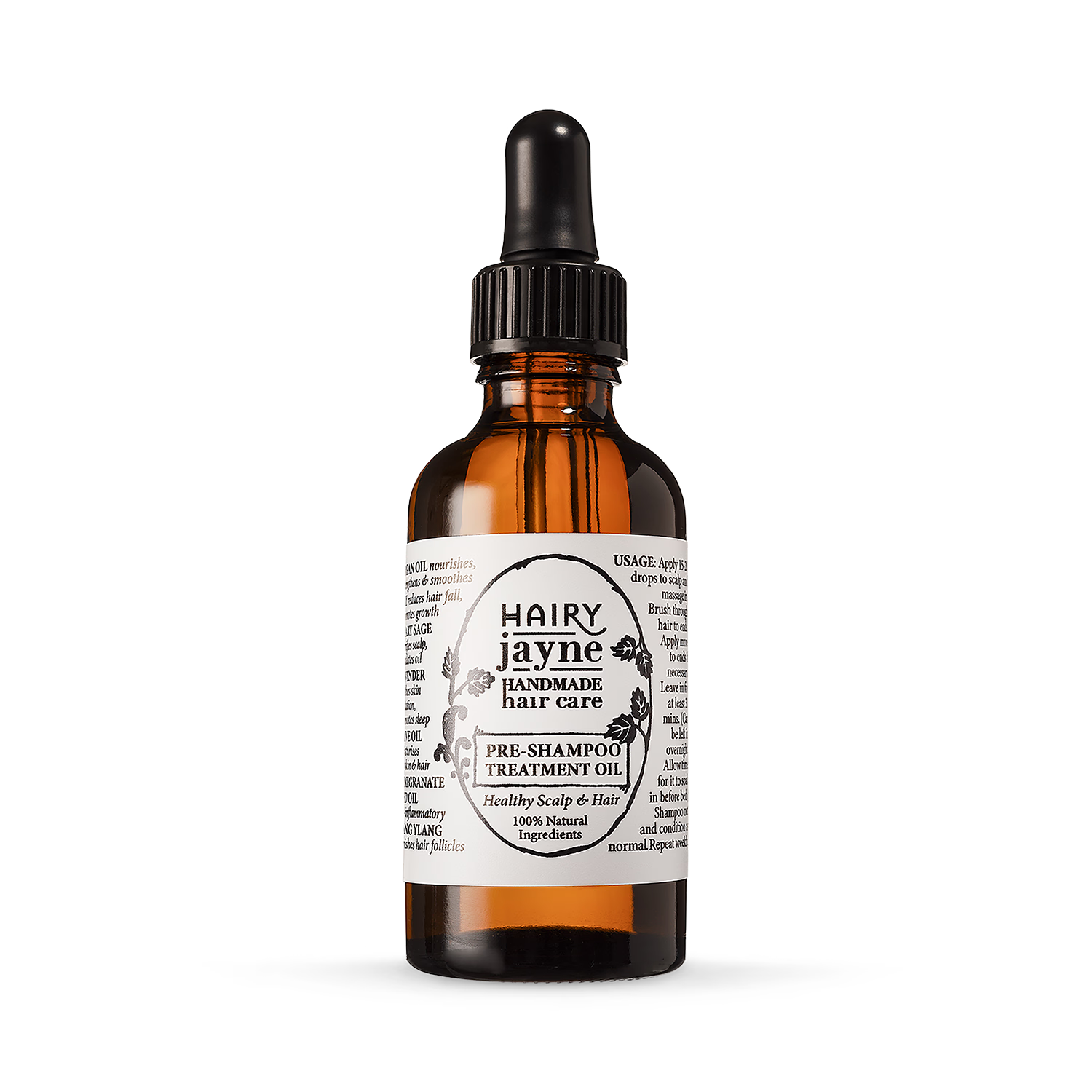 Pre-shampoo treatment oil for dry scalp, imported from the UK