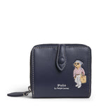 Small Leather Polo Bear Wallet