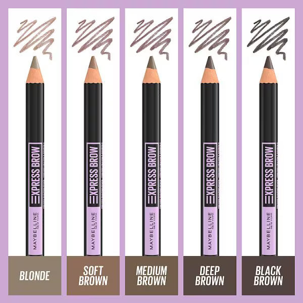 Maybelline Brow Shaping Pencil 04 Medium Brown, imported from the UK